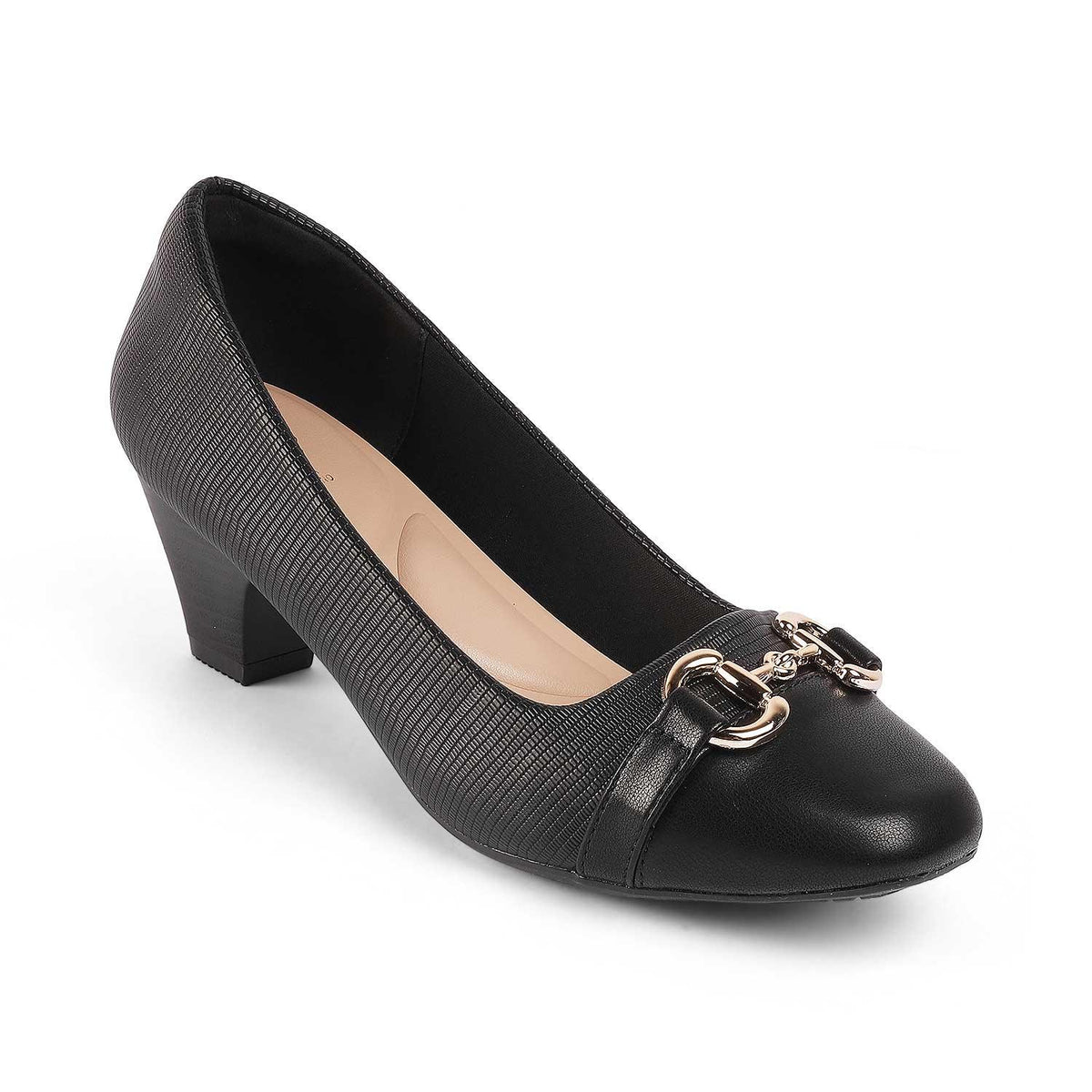 Tresmode Nova Black Women's Dress Pumps