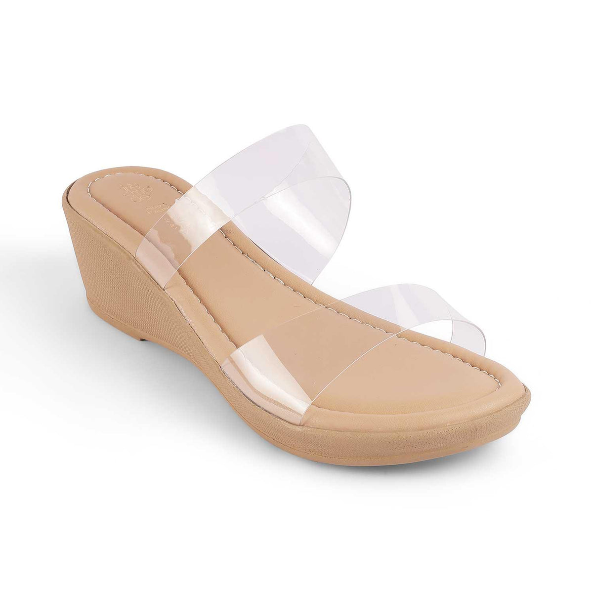 Parklane White Women's 2-inch Wedge Sandals Tresmode