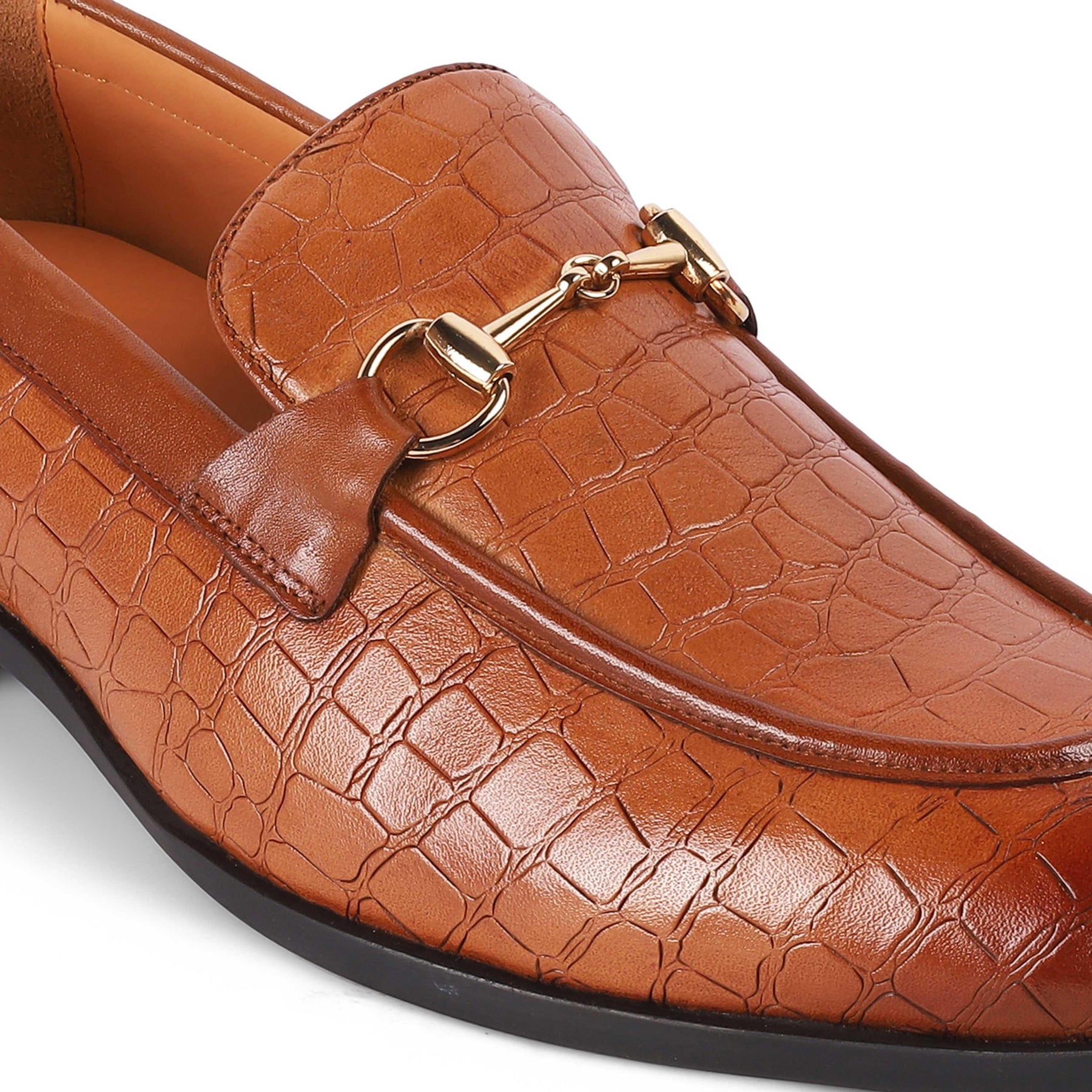 Reden Camel Men's Leather Loafers Tresmode