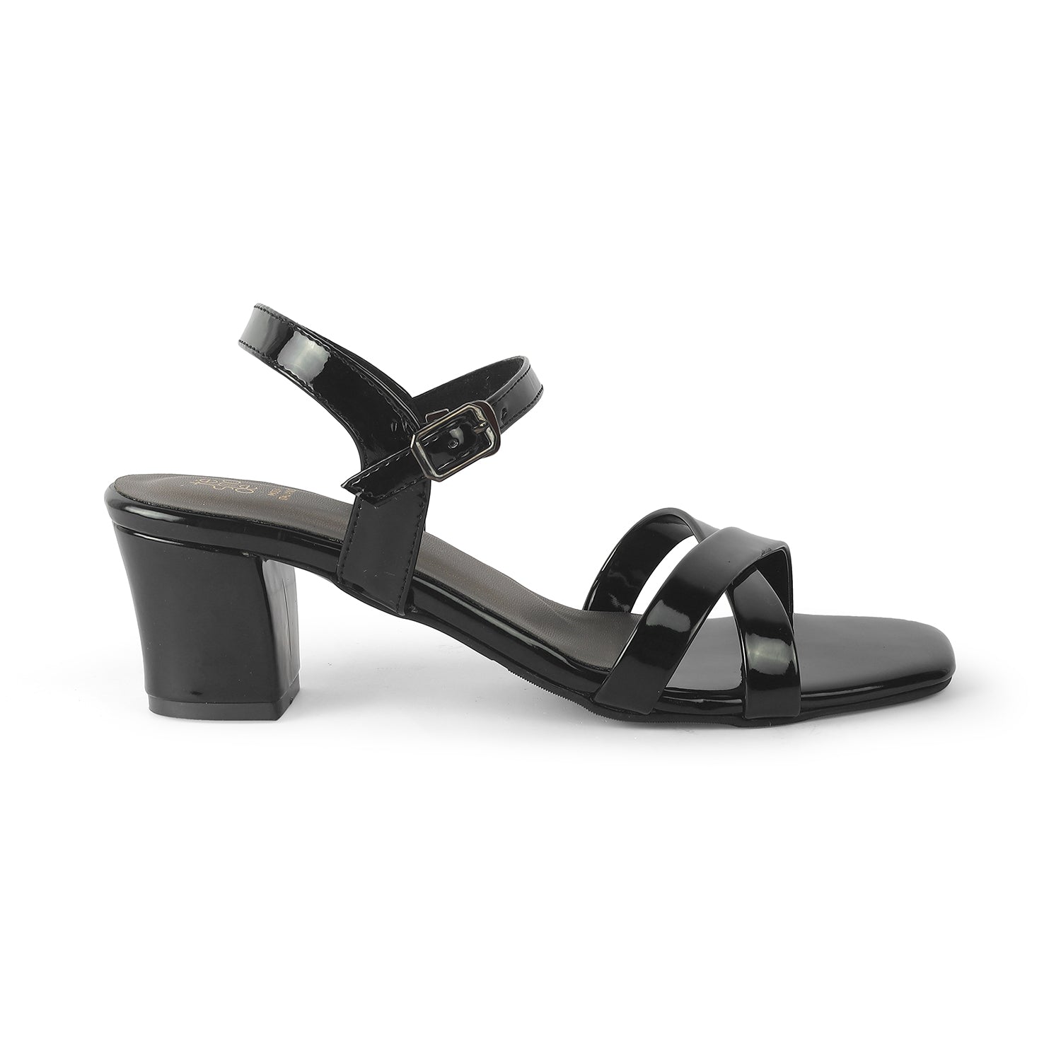 Tresmode Roc Black Women's Dress Block Heel Sandals