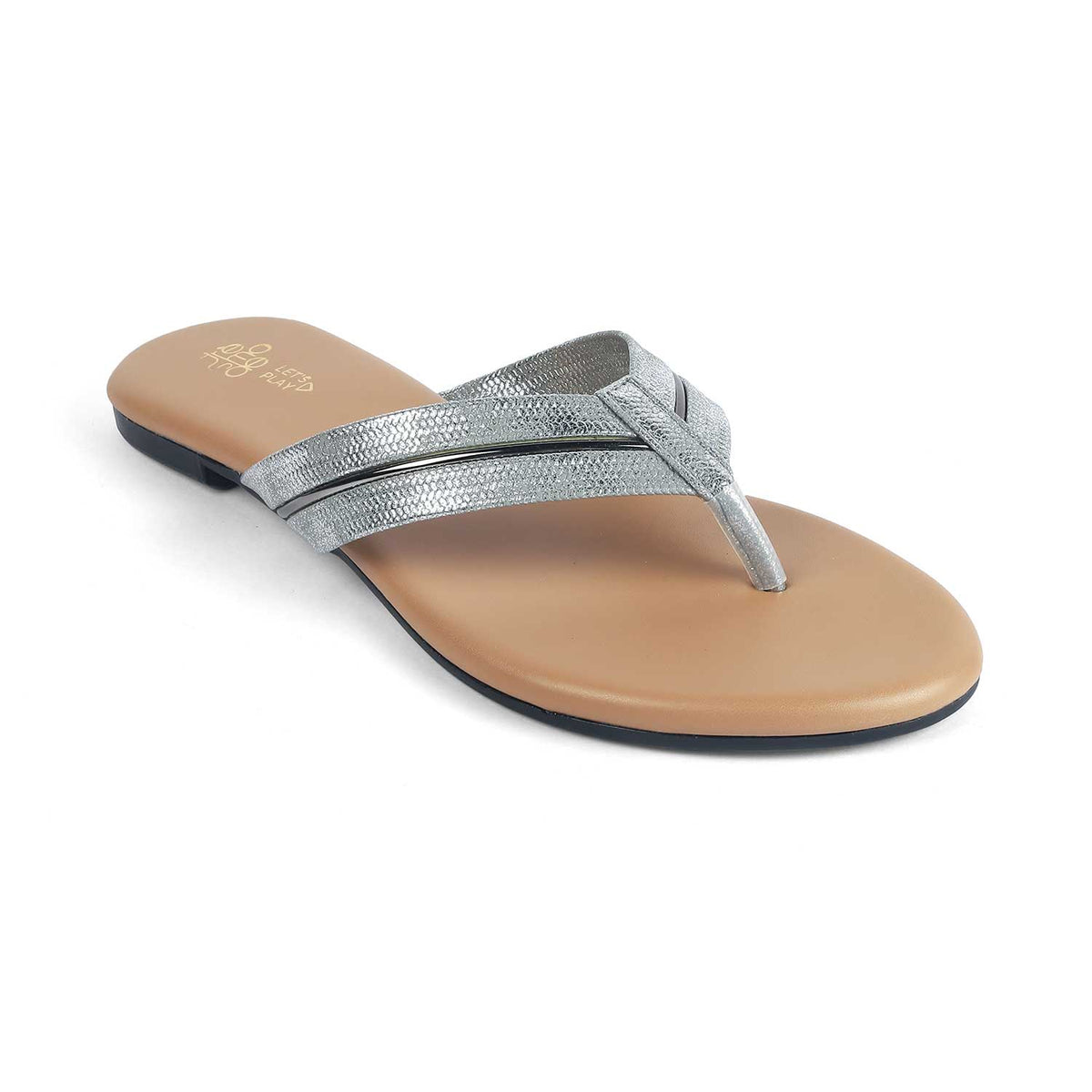 Women's Pewter Flats Tresmode