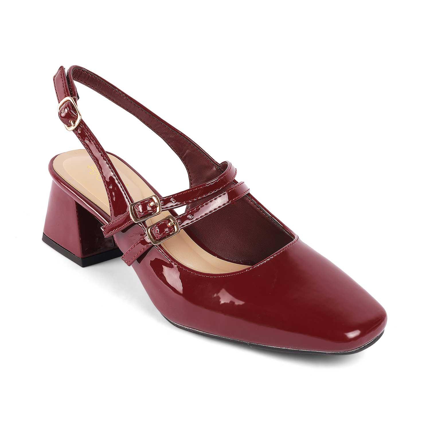 Buy Maroon Women s Pumps The Sofab Maroon Tresmode