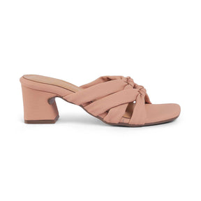 Sofstrip Pink Women's Block Heel Sandals Tresmode