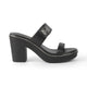 Tresmode Tall Black Women's Dress Block Heel Sandals