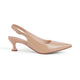 Tresmode Tokyo Beige Women's Dress Kitten Heel Pumps