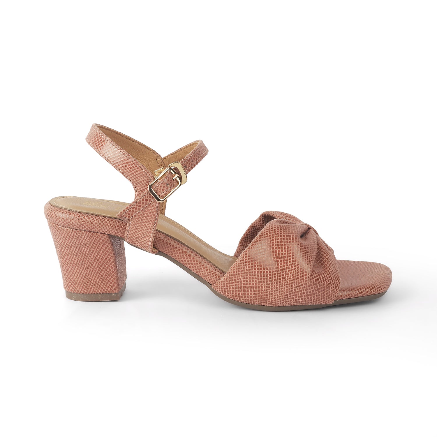 Tresmode Trenton Pink Women's Dress Block Heel Sandals