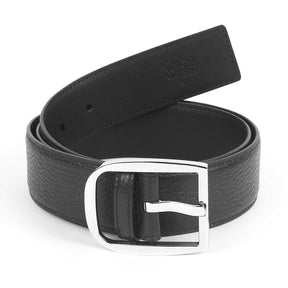 Tresmode Caeser Black Men's Leather Belt