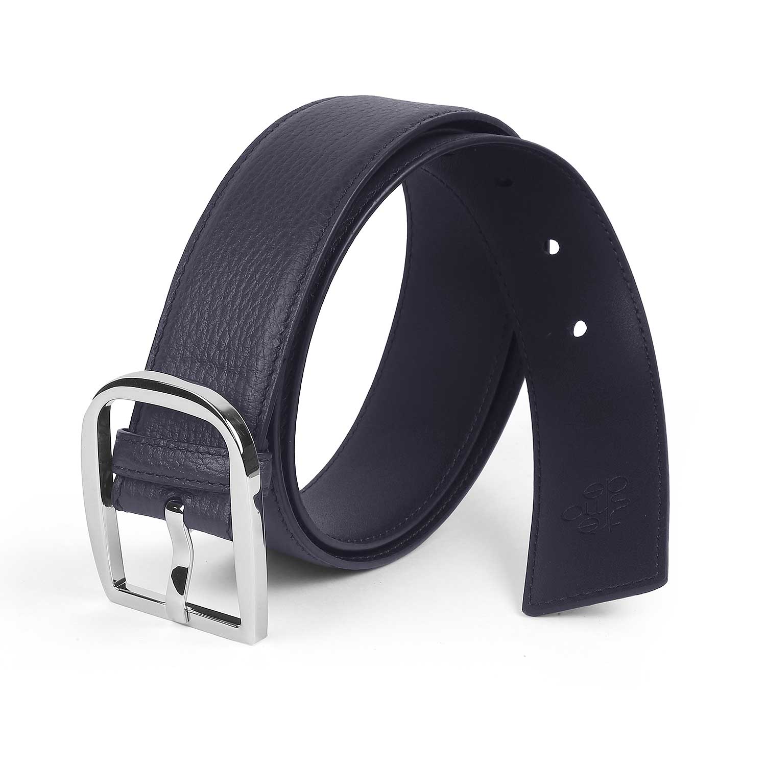 Tresmode Caeser Blue Men's Leather Belt