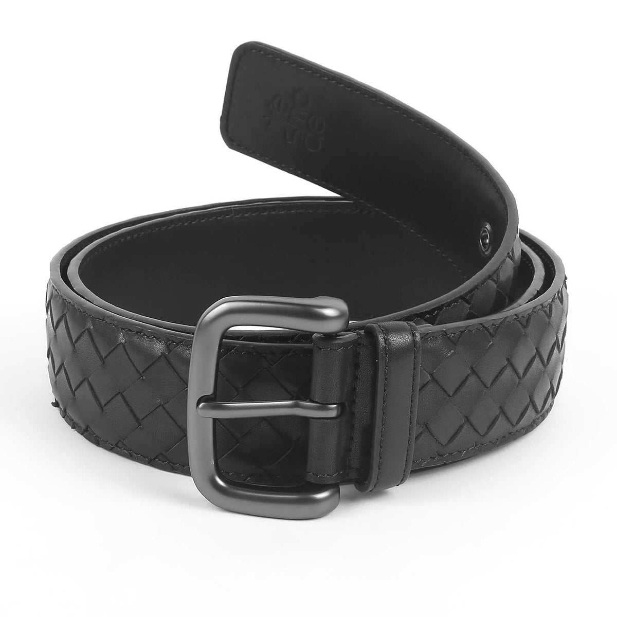 Tresmode Newton Black Men's Leather Belt