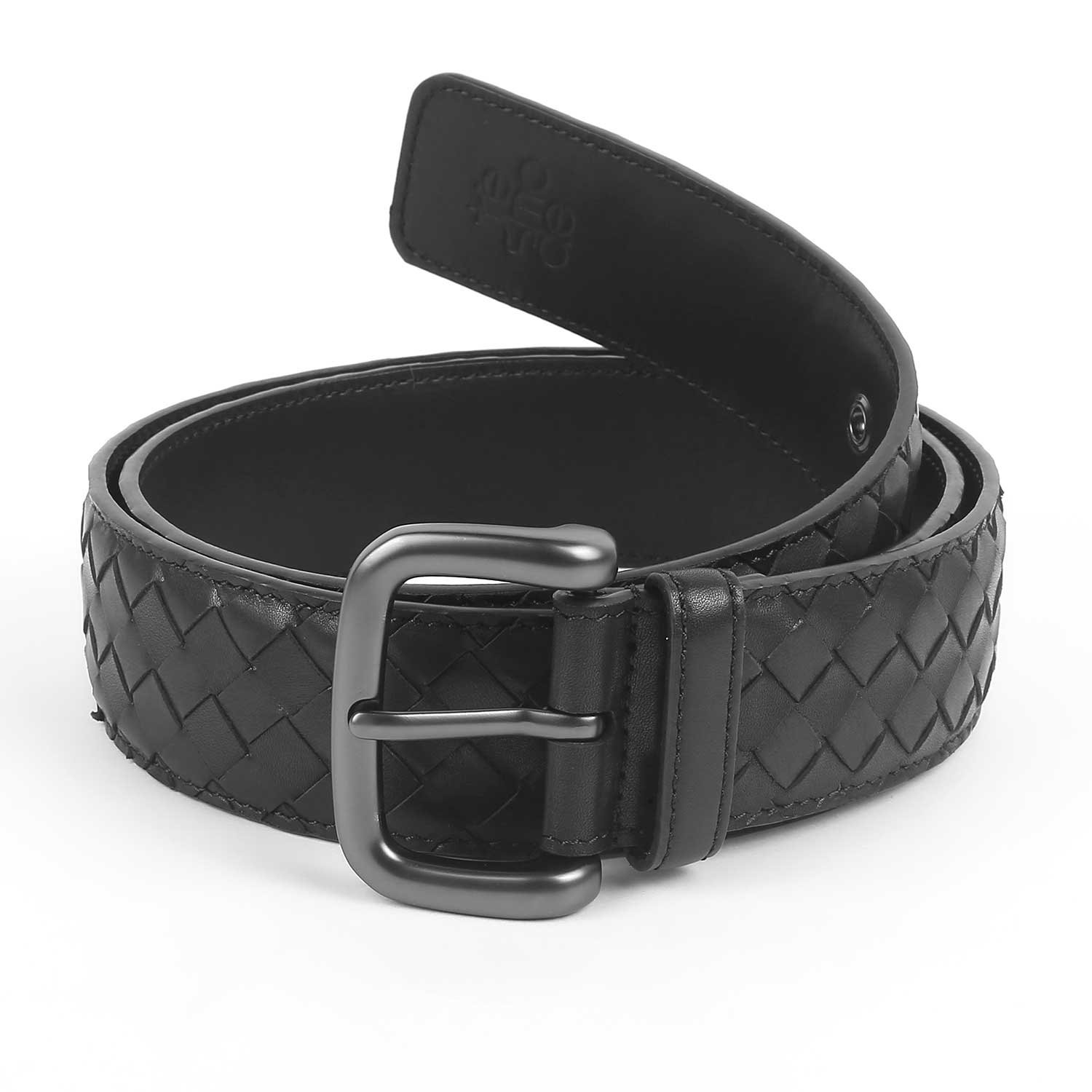 Tresmode Newton Black Men's Leather Belt