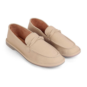 Tresmode Yorko Beige Women's Casual Loafers