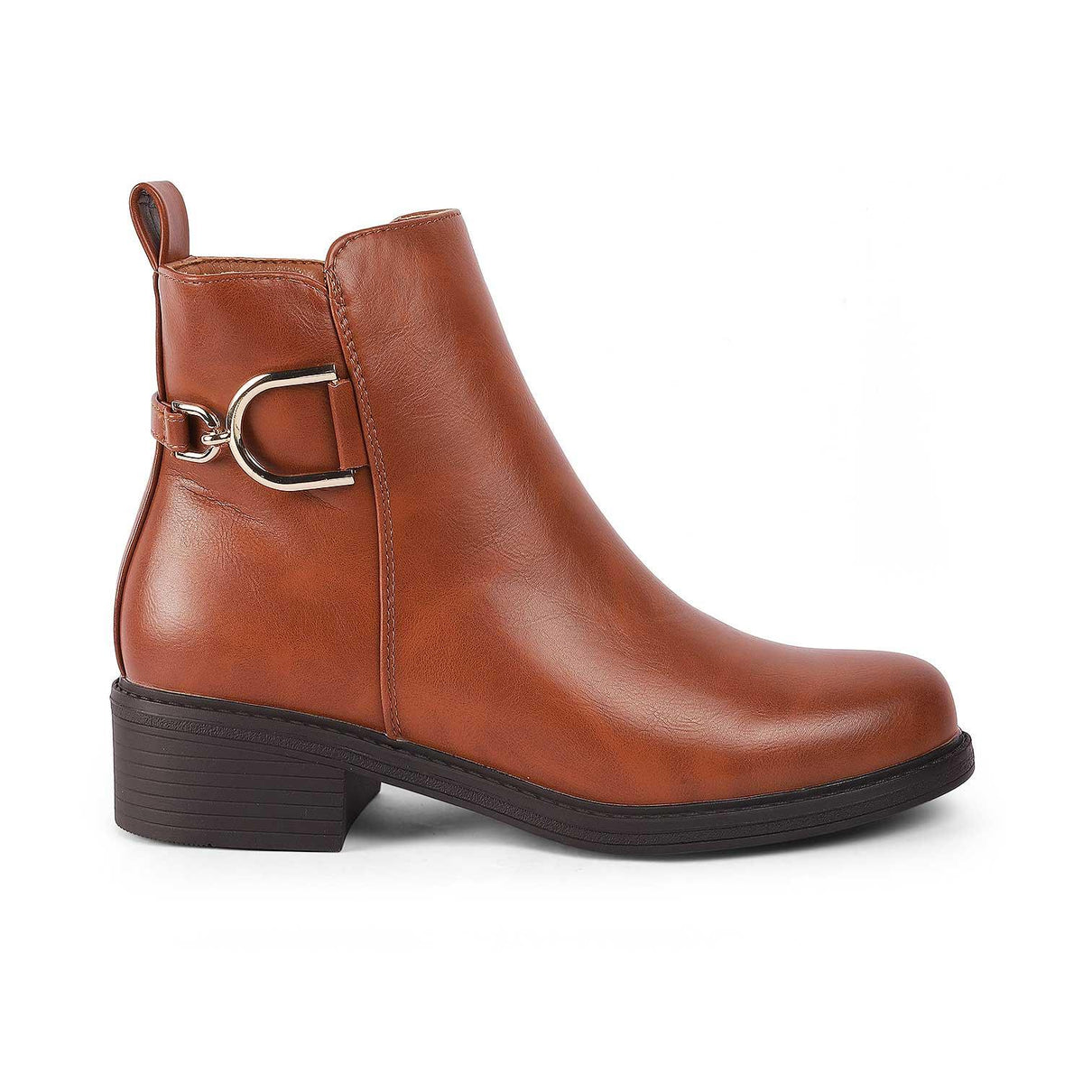 Zurich Camel Women's Ankle-length Boots Tresmode