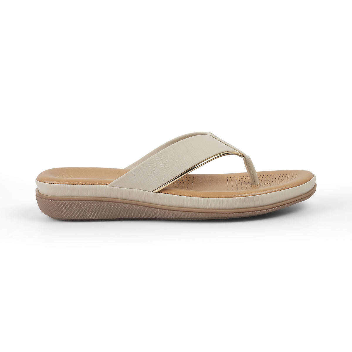 Tresmode Cefro Cream Women's Casual Platform Flats