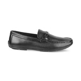 The Abia Black Men's Leather Driving Loafers Tresmode - Tresmode