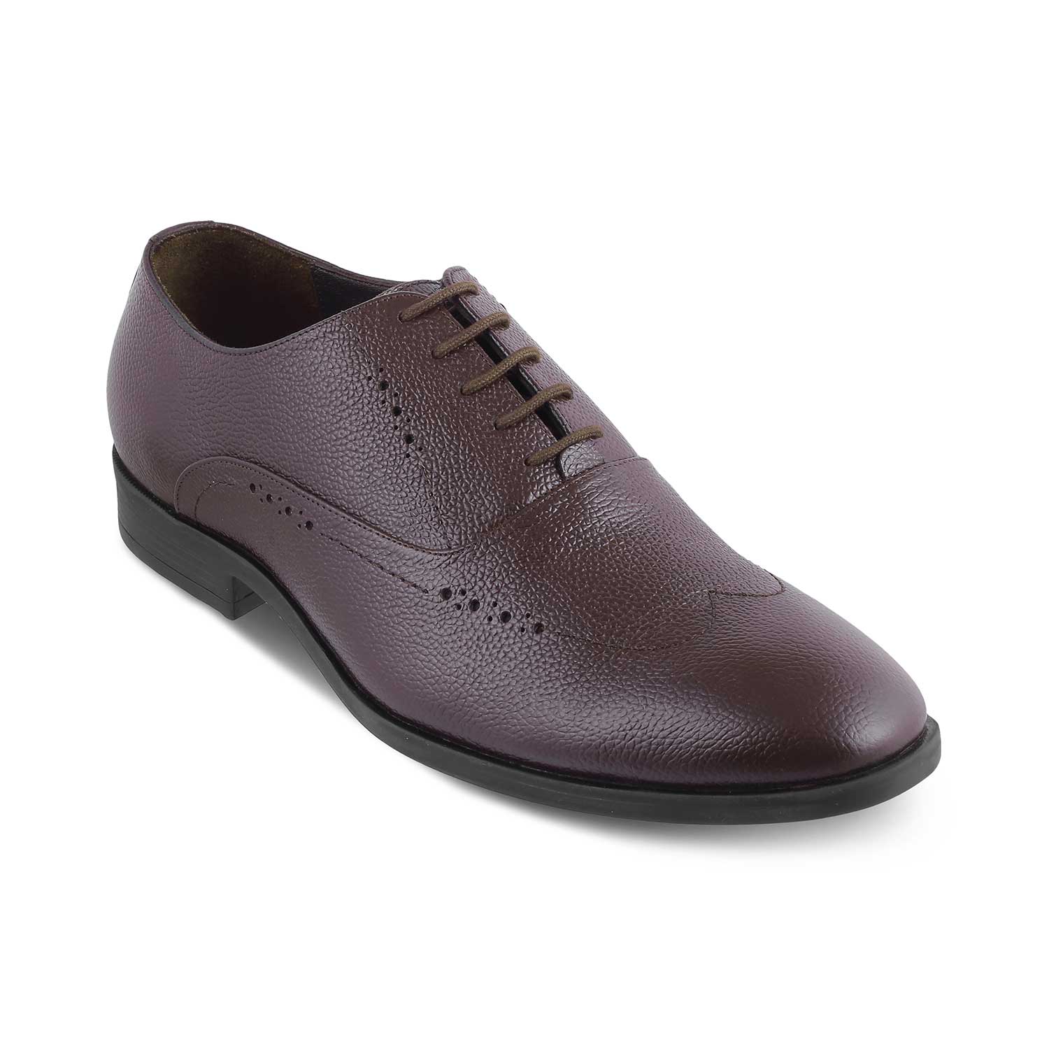 The Alberta Brown Men's Oxford Brogue Lace Ups Tresmode - Tresmode