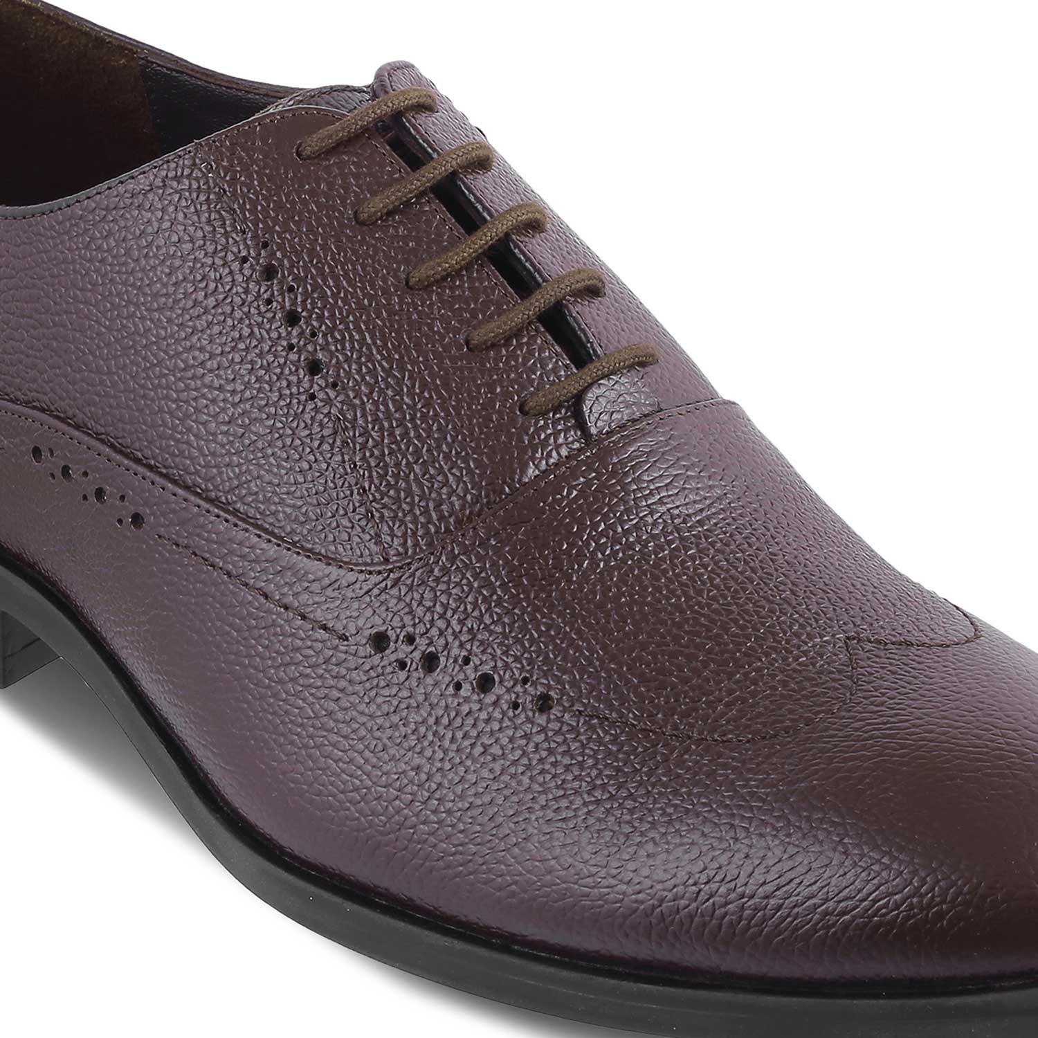 The Alberta Brown Men's Oxford Brogue Lace Ups Tresmode - Tresmode