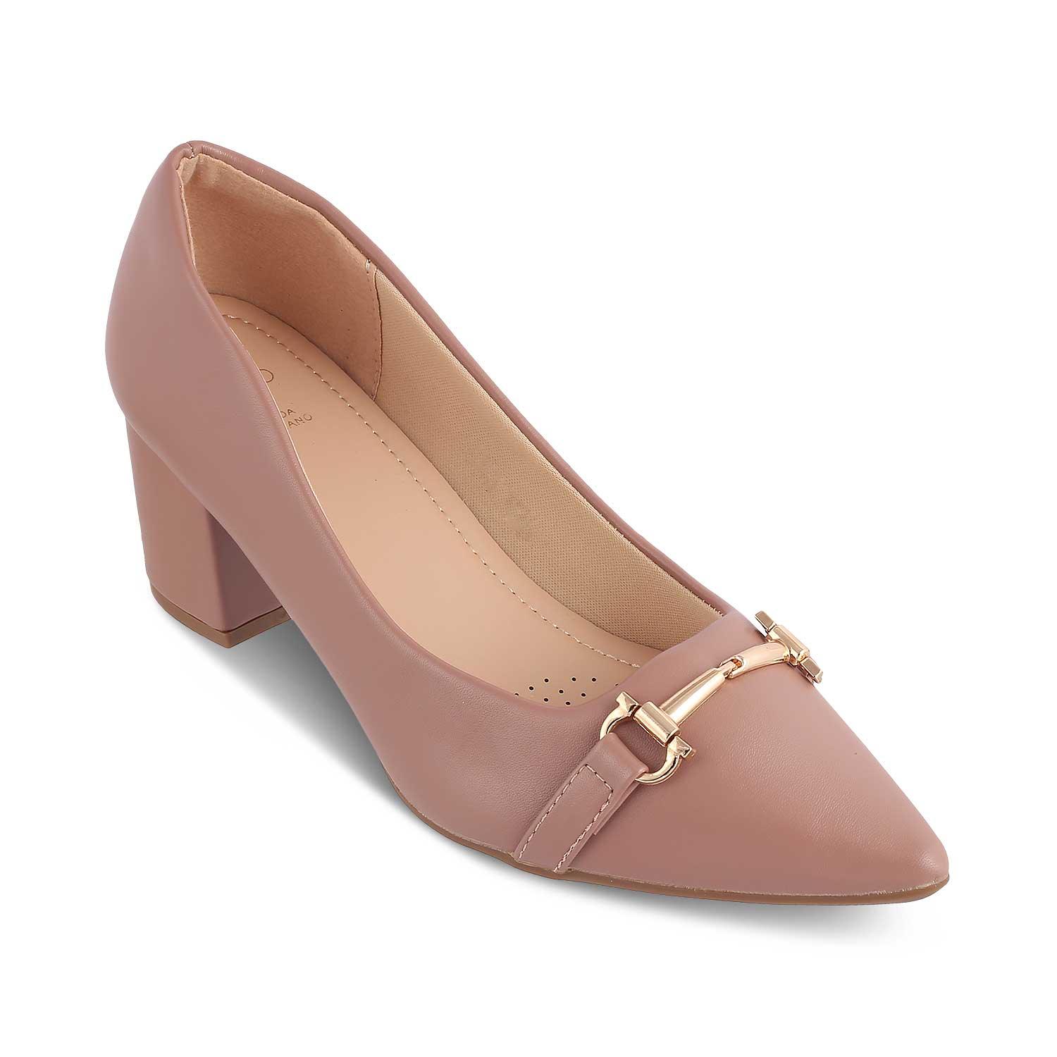 Buy Pink Women s Pumps The Amster Pink Tresmode