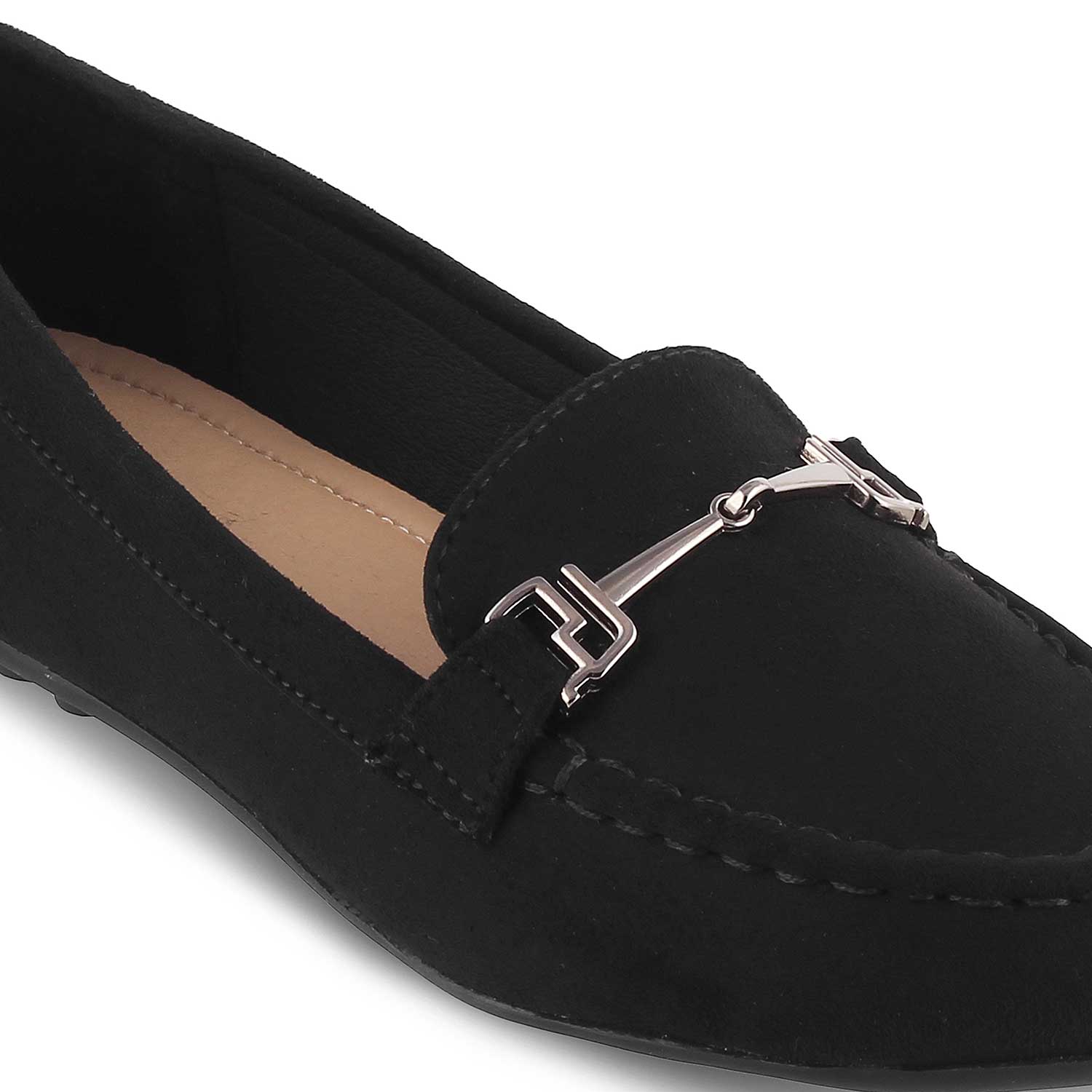The Angelus Black Women's Dress Loafers Tresmode - Tresmode