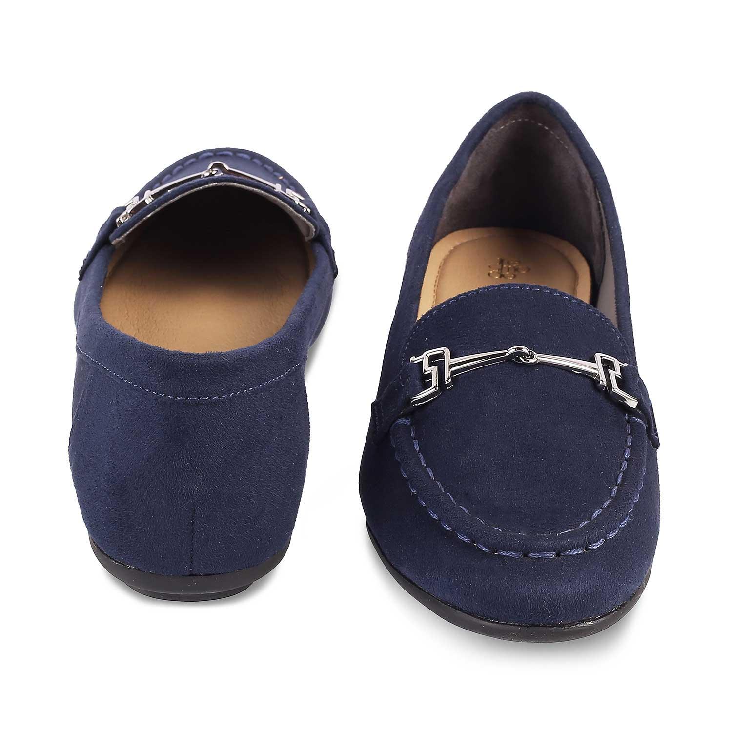 The Angelus Blue Women's Dress Loafers Tresmode - Tresmode