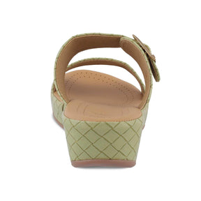 The Argos Green Women's Casual Wedge Sandals Tresmode - Tresmode