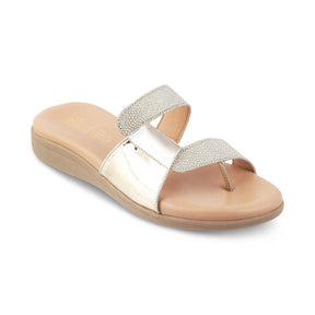 The Bafila Gold Women's Dress Flats Tresmode - Tresmode