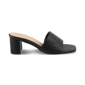 The Barie Black Women's Casual Block Heel Sandals Tresmode - Tresmode