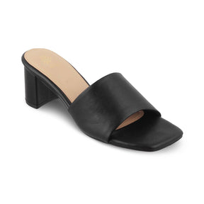 The Barie Black Women's Casual Block Heel Sandals Tresmode - Tresmode