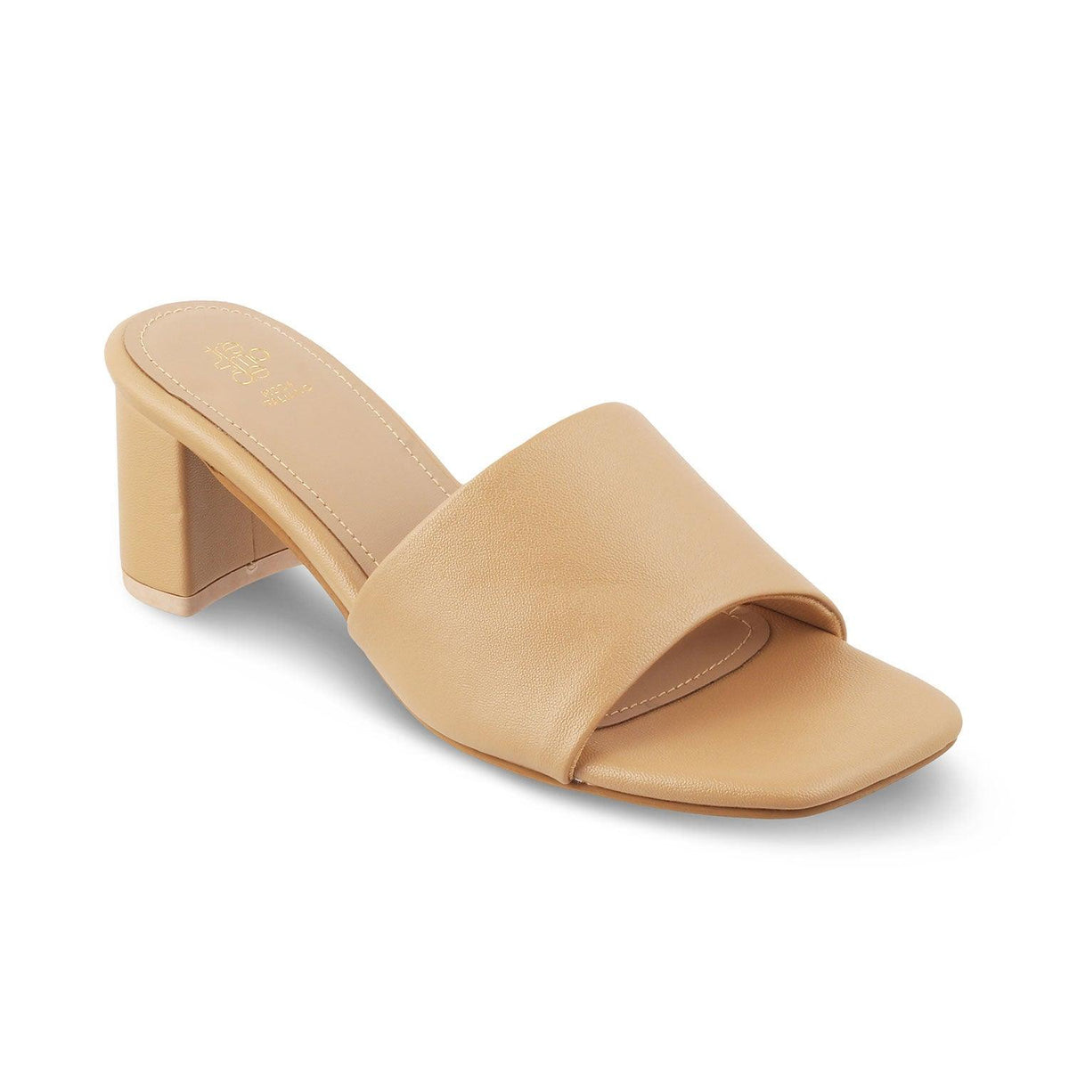 The Bariz Beige Women's Casual Block Heel Sandals Tresmode - Tresmode