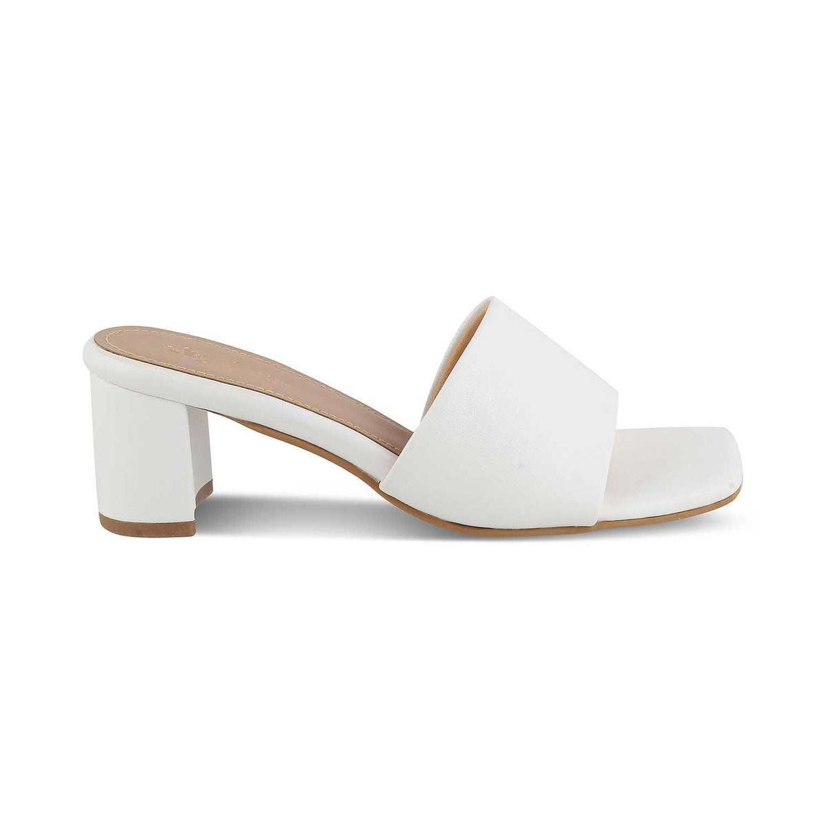 The Bariz White Women's Casual Block Heel Sandals Tresmode - Tresmode