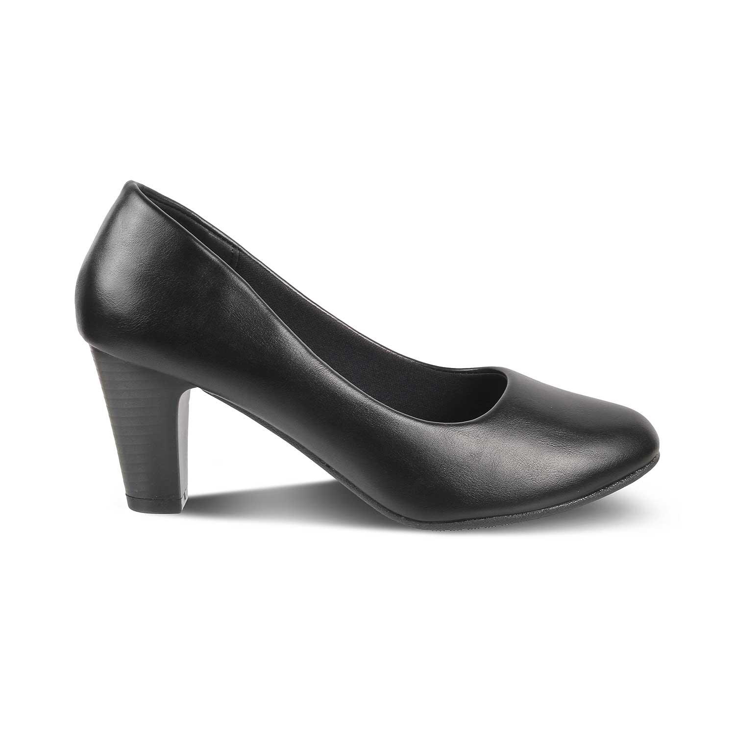 The Bignani-2 Black Women's Dress Heel Pumps Tresmode - Tresmode