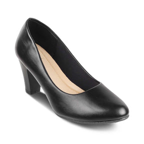 The Bignani-2 Black Women's Dress Heel Pumps Tresmode - Tresmode