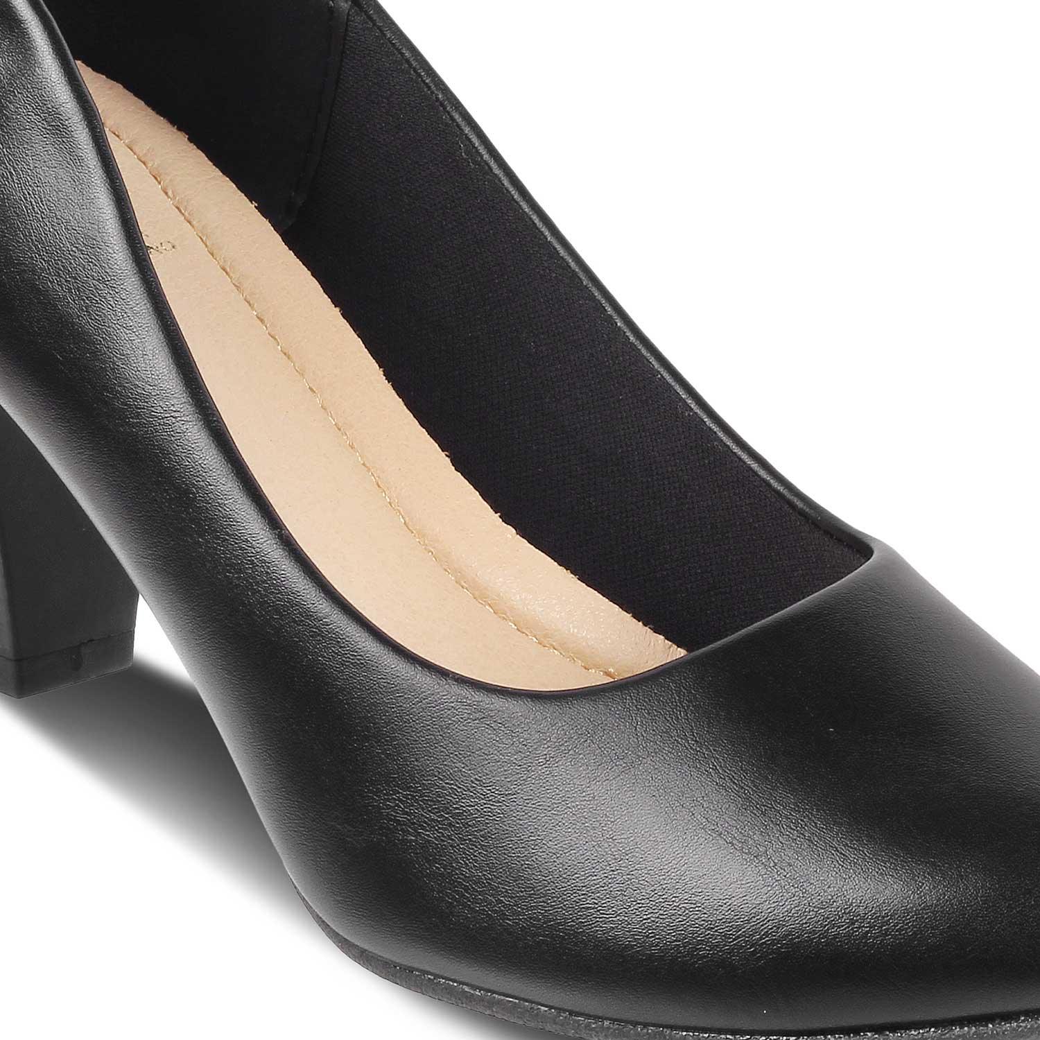 The Bignani-2 Black Women's Dress Heel Pumps Tresmode - Tresmode