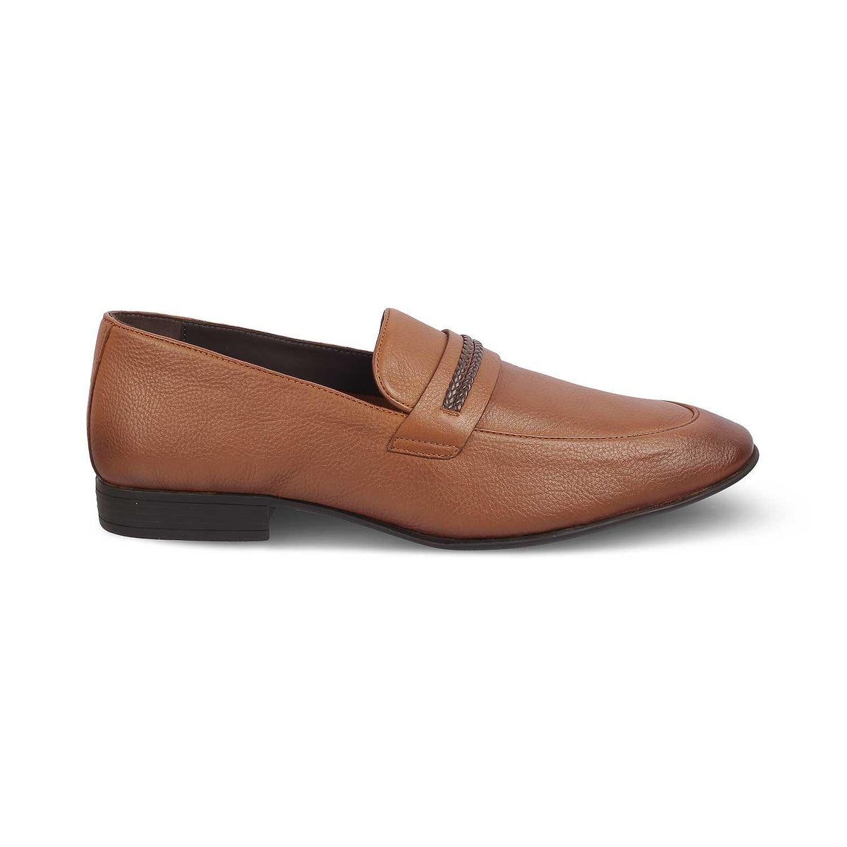 The Bochum Tan Men's Leather Loafers Tresmode - Tresmode