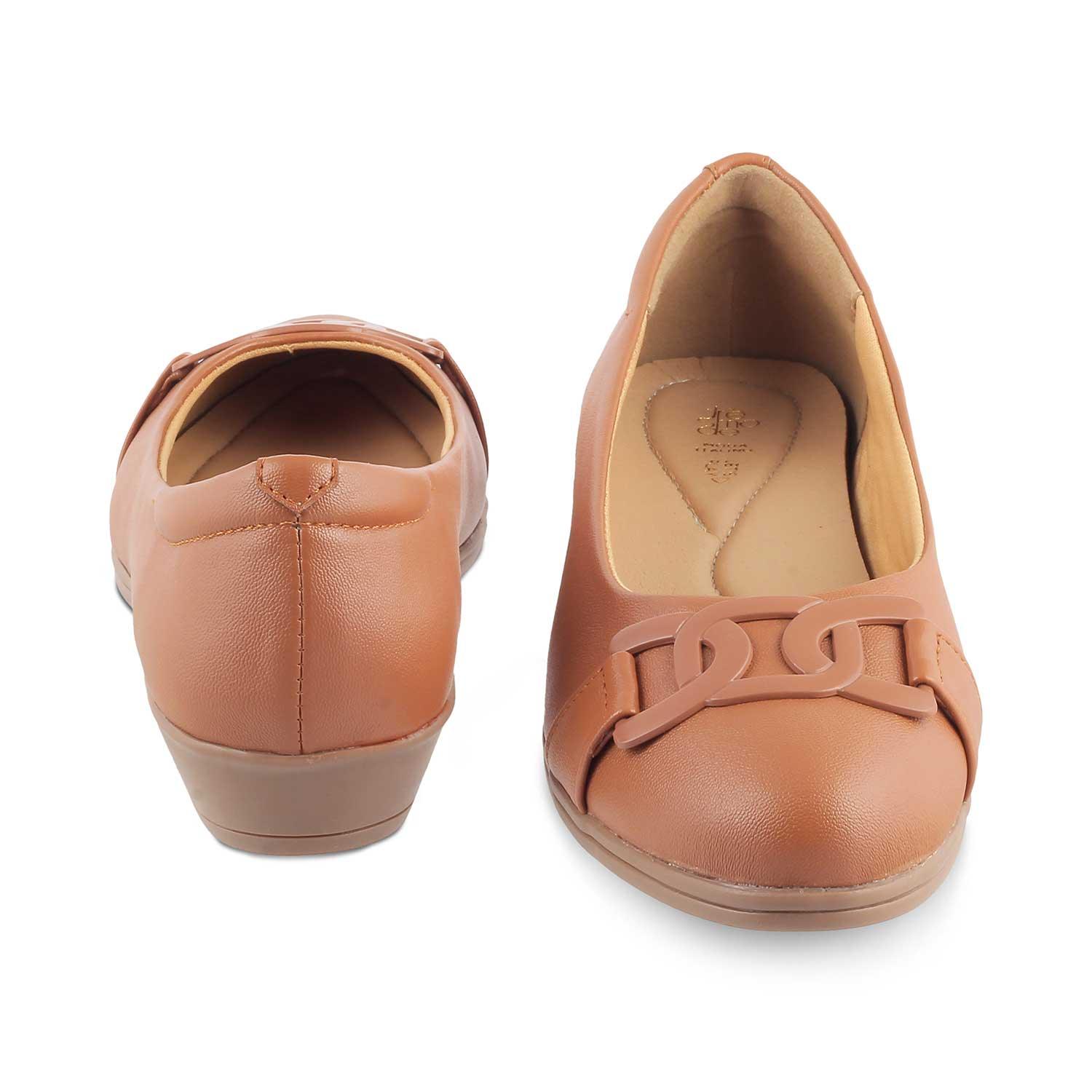 The Bolingo Tan Women's Casual Ballerinas Tresmode - Tresmode