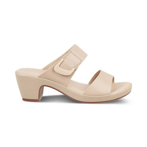 The Bona Beige Women's Casual Block Heel Sandals Tresmode - Tresmode