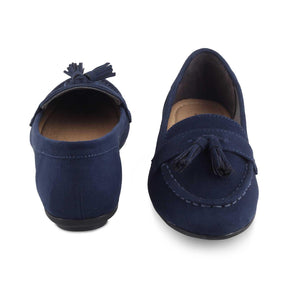 Jonum Blue Women's Classic Loafers Tresmode