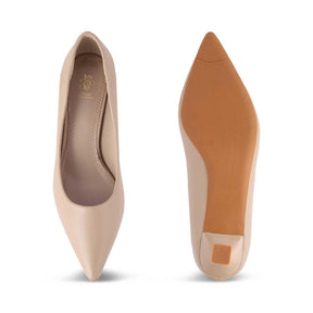 The Bre Beige Women's Dress Pumps Tresmode - Tresmode