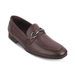 The Bremen Brown Men's Leather Loafers Tresmode - Tresmode