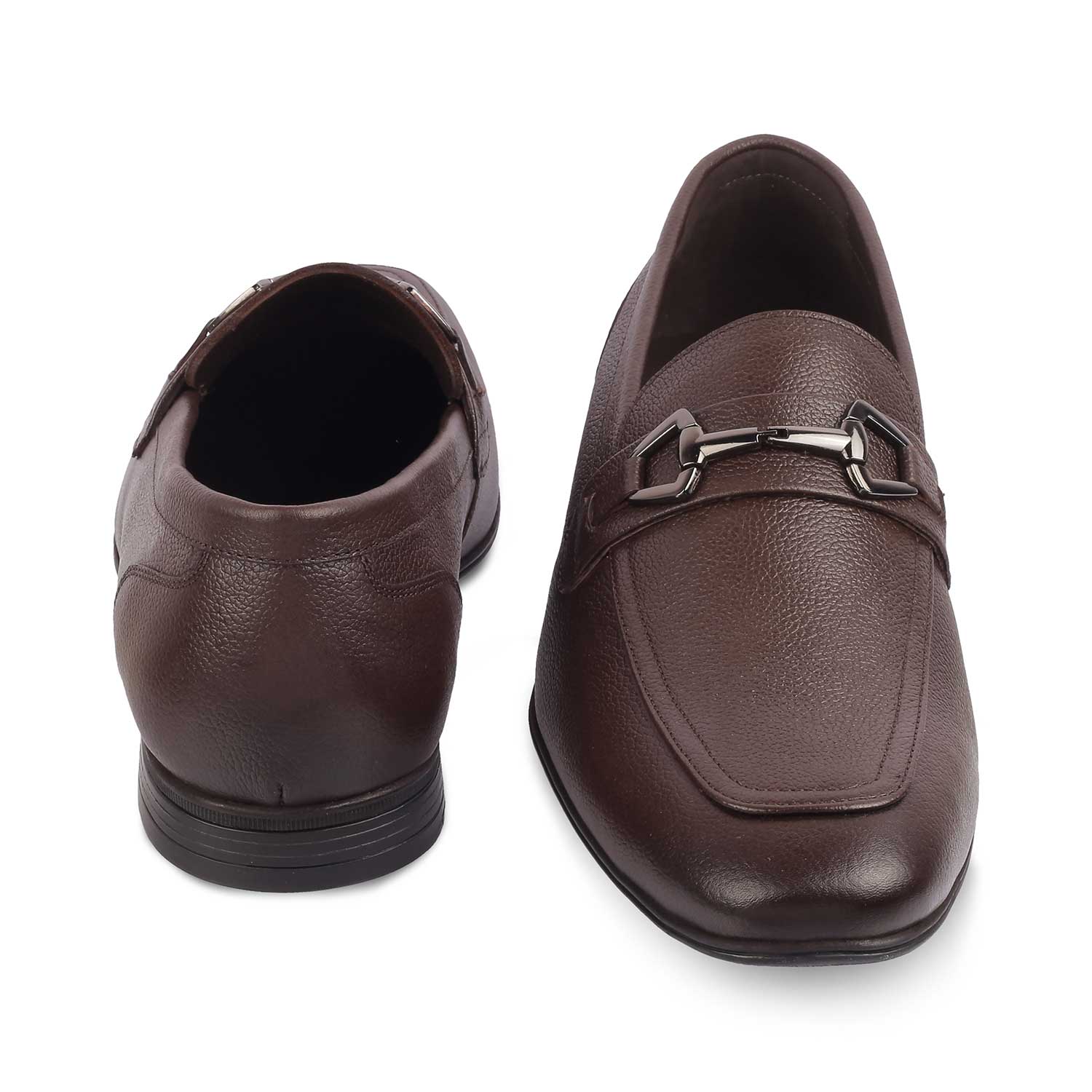The Bremen Brown Men's Leather Loafers Tresmode - Tresmode