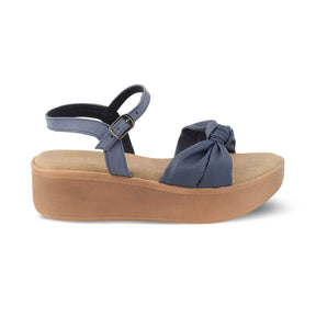 The Brera Blue Women's Platform Wedge Sandals Tresmode - Tresmode