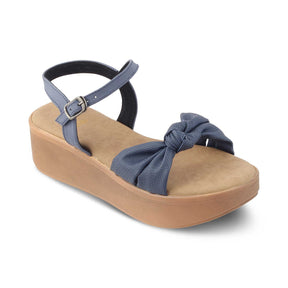 The Brera Blue Women's Platform Wedge Sandals Tresmode - Tresmode