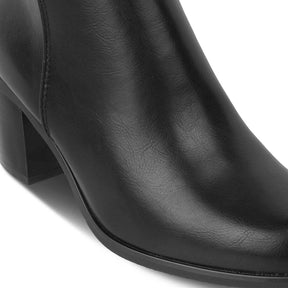 The Bronzo Black Women's Ankle-length Boots Tresmode - Tresmode