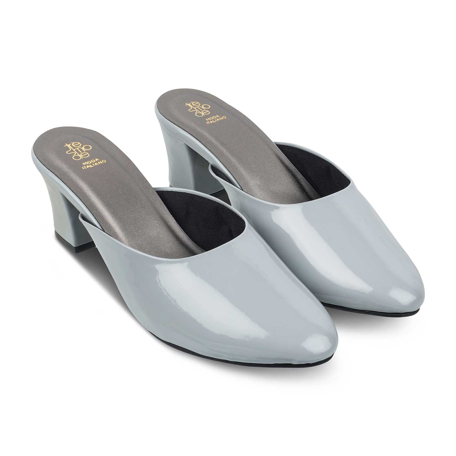 The Carbo Grey Women's Dress Block Heel Sandals Tresmode - Tresmode
