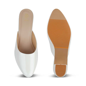 The Carbo White Women's Dress Block Heel Sandals Tresmode - Tresmode