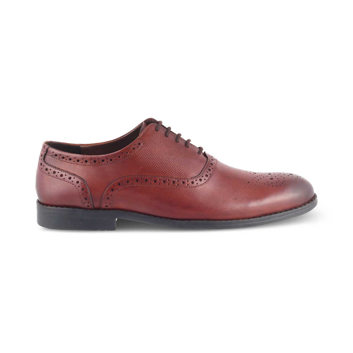 The Cerob Tan Men's Oxford Brogue Lace Ups Tresmode - Tresmode