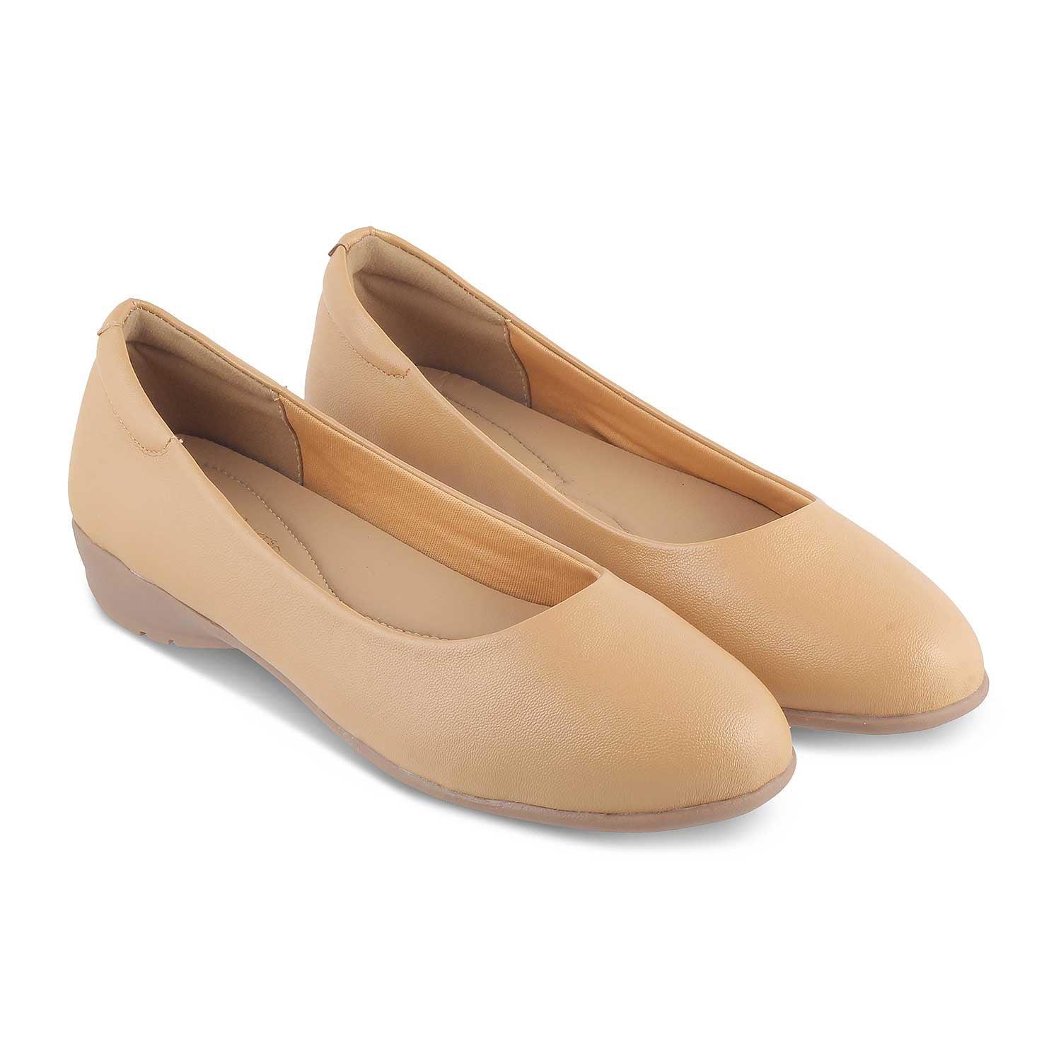 The Charlot Camel Women's Casual Ballerinas Tresmode - Tresmode