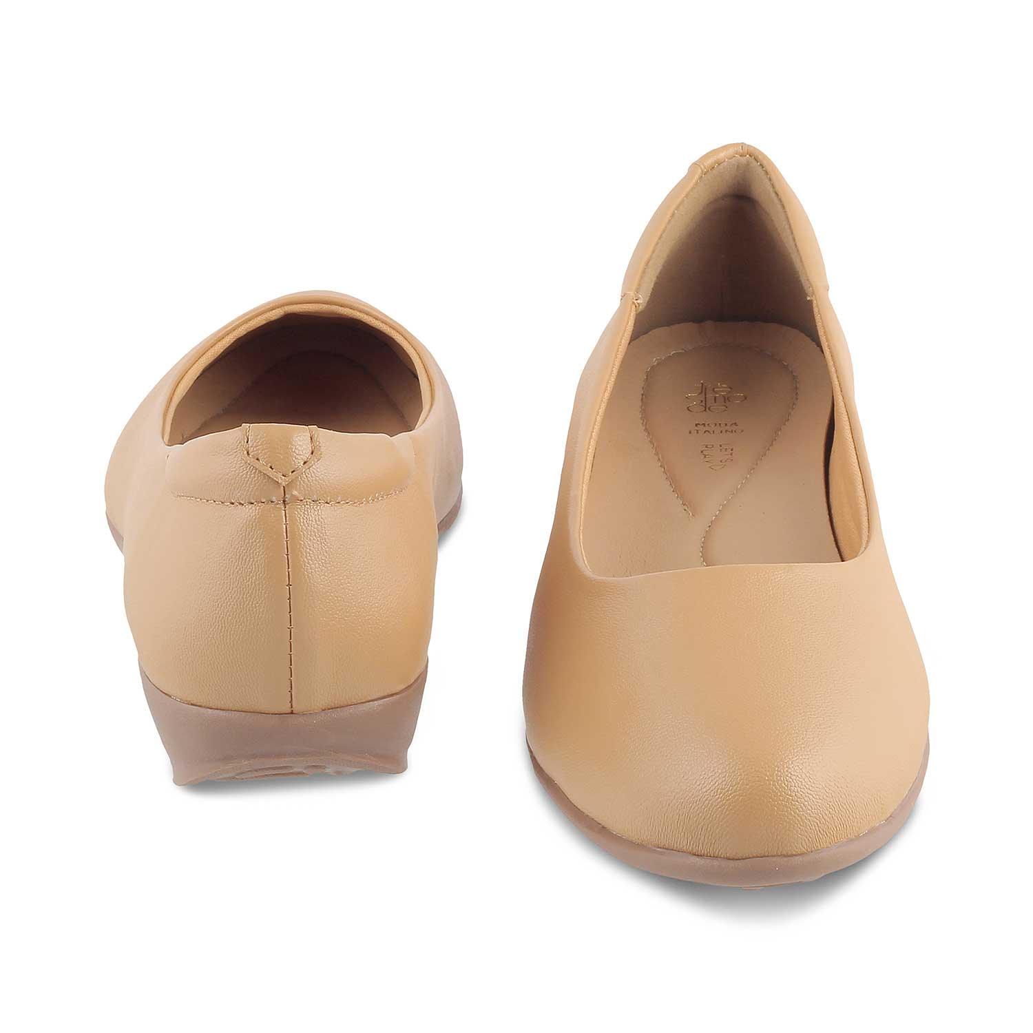 The Charlot Camel Women's Casual Ballerinas Tresmode - Tresmode