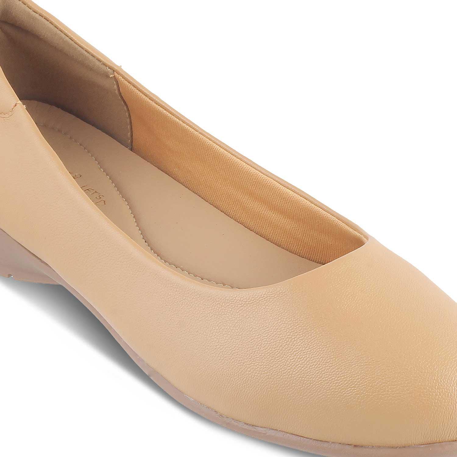 The Charlot Camel Women's Casual Ballerinas Tresmode - Tresmode