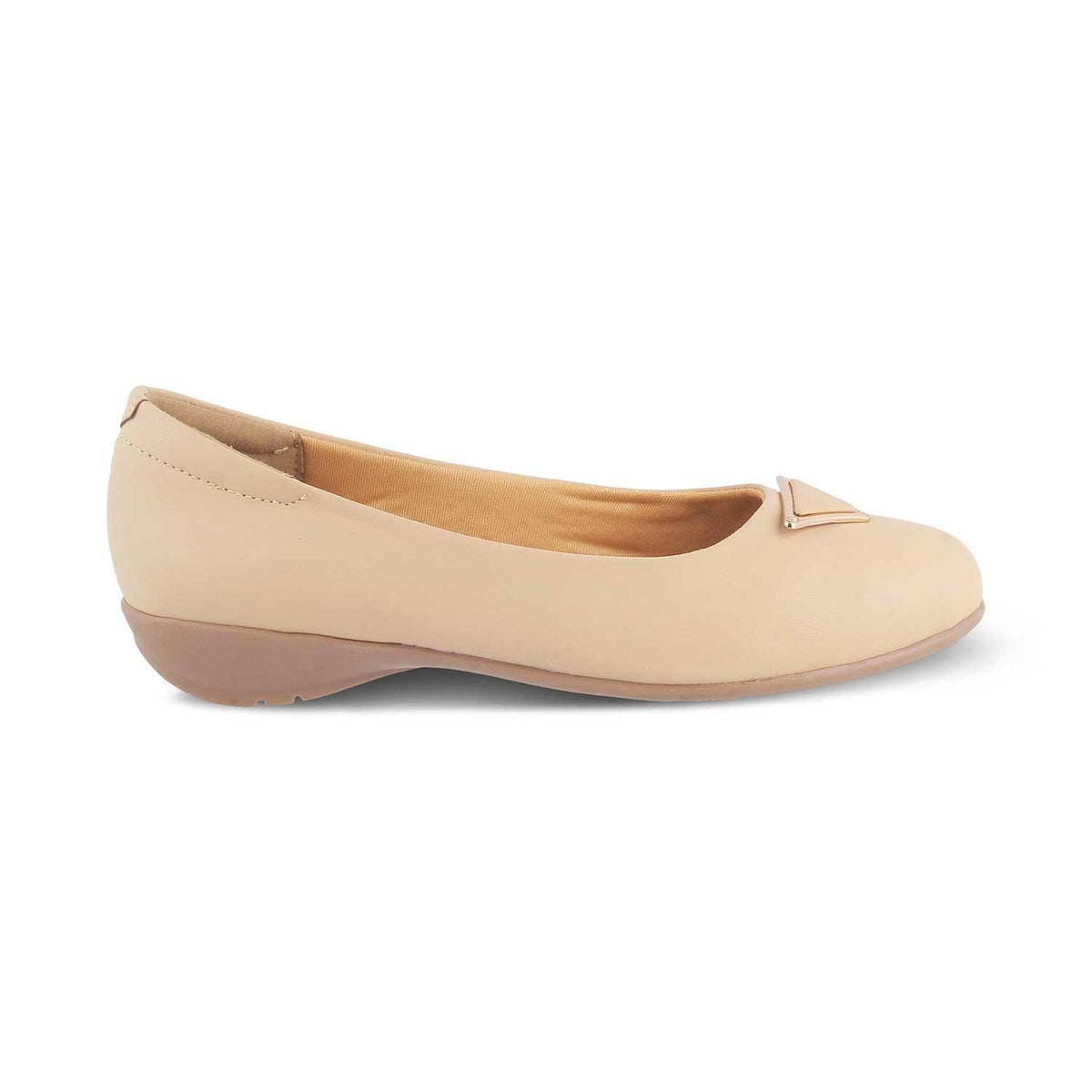 The Cheviz Beige Women's Dress Ballerinas Tresmode - Tresmode