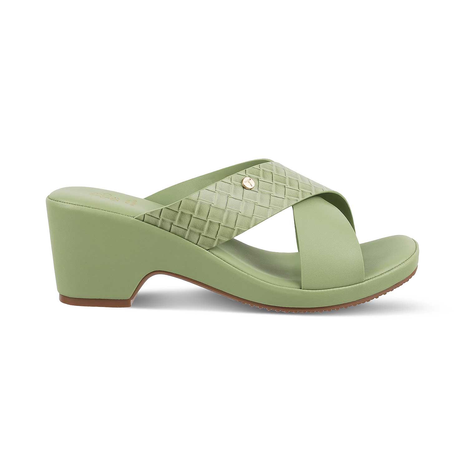 The Coopers Green Women's Dress Block Heel Sandals Tresmode - Tresmode